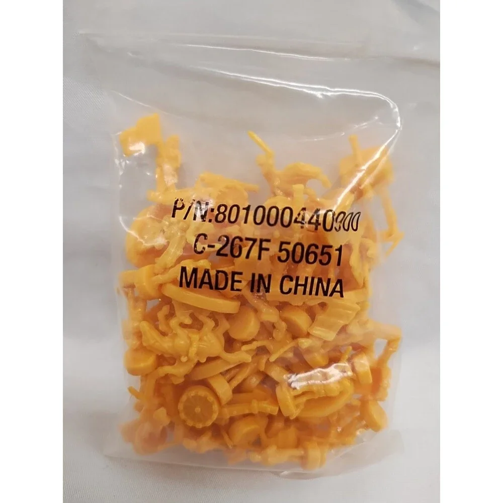 Sealed Set Of (60) 2003 Risk Yellow Board Game Player Pieces